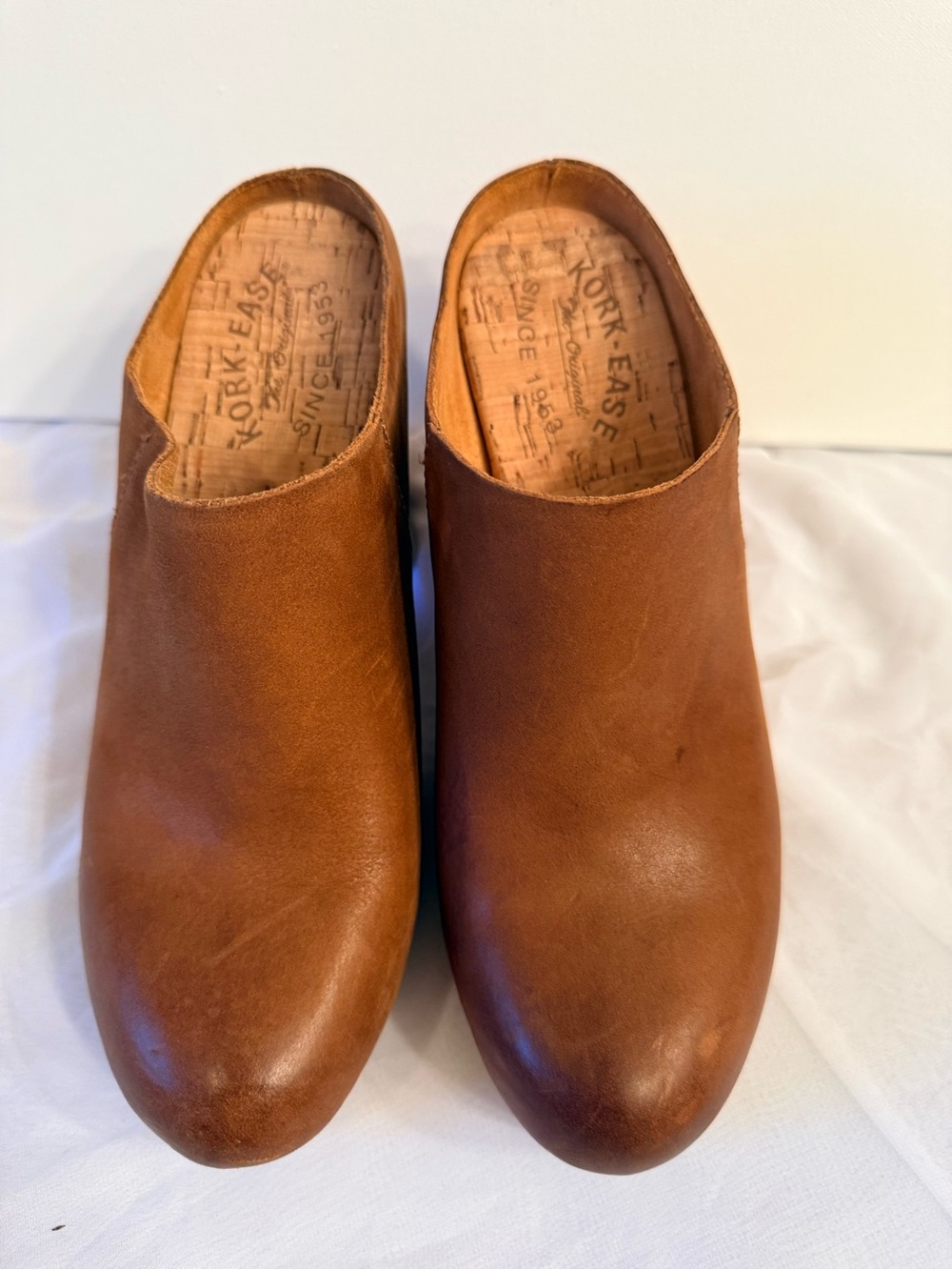 Kork-Ease Women's Tan Leather Mules